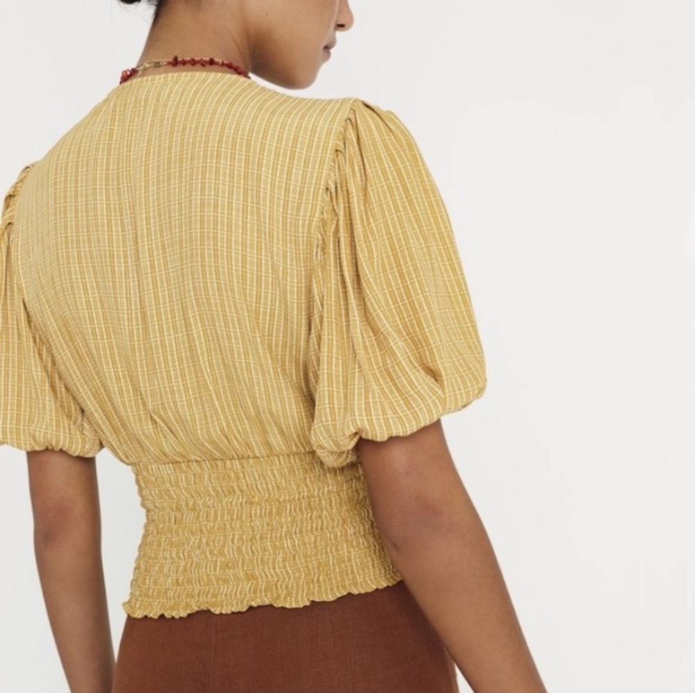 Faithfull The Brand Ceretti Check P-Desert top. - Picture 2 of 10